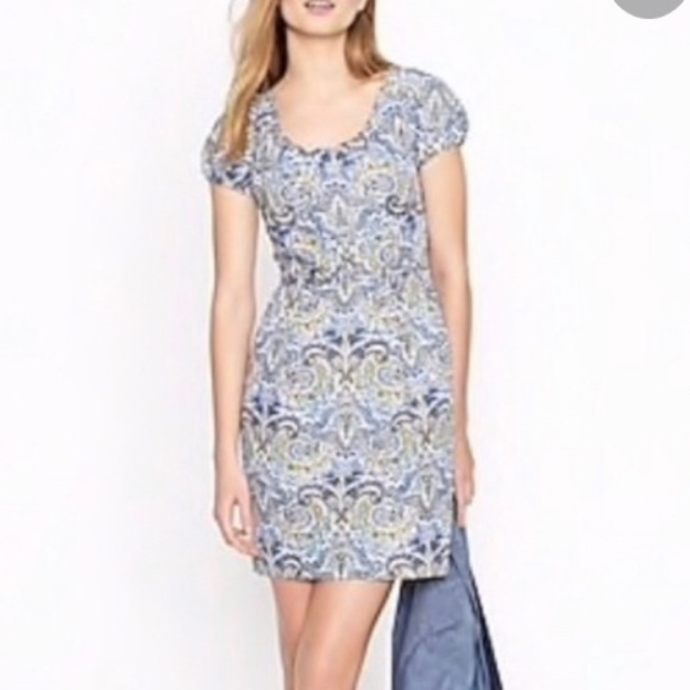 J.Crew cocktail dress in Paisley